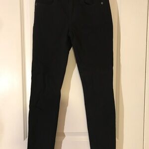 Gap 1969 Black Mid-Rise True Skinny Jeans Size 26